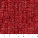 Village Folk Red Grid Texture 45" Flannel Cotton Fabric per yard