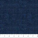 Village Folk Navy Grid Texture 45" Flannel Cotton Fabric per yard