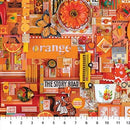 Color  Collage Orange