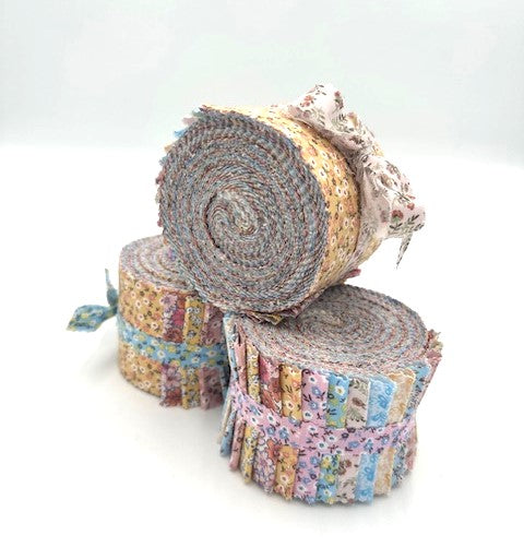Vintage Florals - 2.5" Roll (20 cuts)