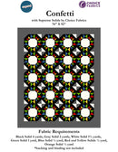 Confetti Quilt Kit - Supreme Solids Edition