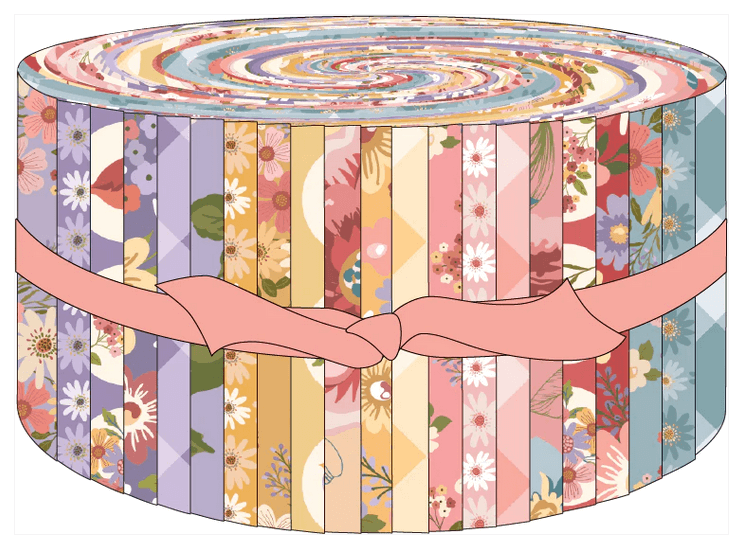 Nature Sings by Poppie Cotton - 2.5" Roll (42 Patterns)