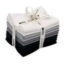 Supreme Solids - Fat Quarter Bundle - 10 pack (White/Grey/Black)