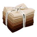 Supreme Solids - Fat Quarter Bundle - 10 pack (Shades of Brown)