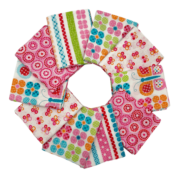 Daisy Up by Benartex - Fat Quarter Bundle - 10 pack