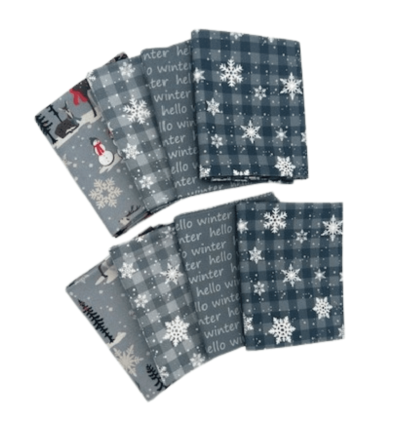 Oh Deer! Winter is Here - Michael Miller - Fat Quarter Bundle - 8 Pack