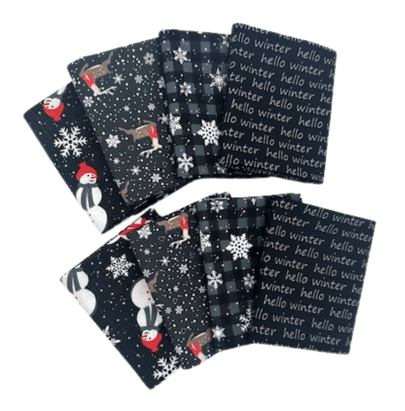 Oh Deer! Winter is Here - Michael Miller - Fat Quarter Bundle - 8 Pack