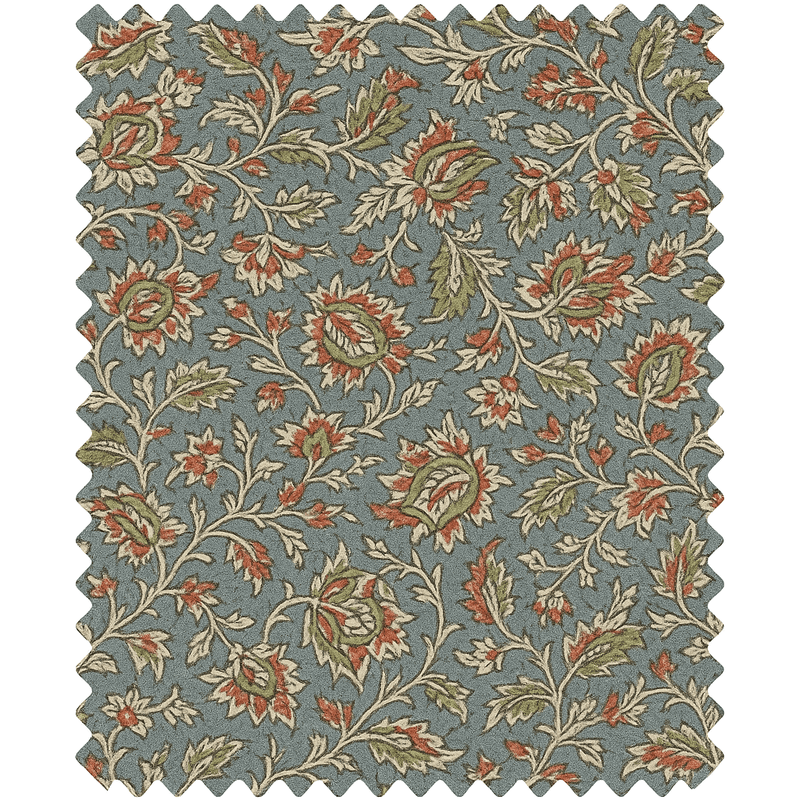 Floral Vine - Grey (Woven)