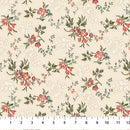 Floral Trail Multi Cream Manoir Antiques Road Show 44"/45" Cotton Fabric Per Yard