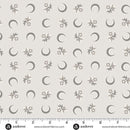 Flower Moon Gray Nightfall 44"/45" Cotton Fabric Per Yard
