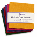 Grain of Color Blenders - 5" Squares (42 Squares)