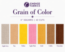 Grain of Color - Harvest - 5x5 Charm Pack (42 Squares)
