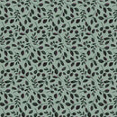 Garden Leaves Quilting Cuddle Green Fabric per yard