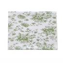 French Toile Floral Print Poly Poplin Fabric