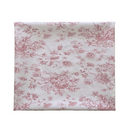 French Toile Floral Print Poly Poplin Fabric
