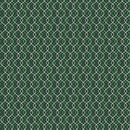 Geometric Metallic Green Merry Mix 43"/44" Cotton Fabric Per Yard