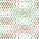 Geometric Metallic White Multi Merry Mix 43"/44" Cotton Fabric Per Yard