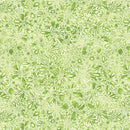 Go with the Flow Burst Medium Lime Cotton 44"/45" Fabric Per Yard