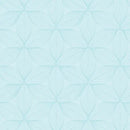 Go with the Flow Star Leaves Light Turquoise Cotton 44"/45" Fabric Per Yard
