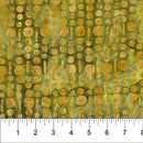 Golden & Green Bubble Cluster Bubble Pop 83704-74 Cotton 44/45 Fabric Per Yard