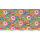 Goldfish Star Gold Colori Cotton 44"/45" Fabric Per Yard
