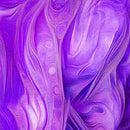 Grape Horizons Ombre Wave Cotton 44"/45" Fabric Per Yard