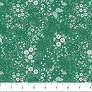 Green Prairie Pocket Posies Cotton 44"/45" Fabric Per Yard