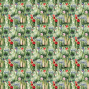 Green Southwest Minis Cactus Garden 44/45" Cotton Fabric Per Yard