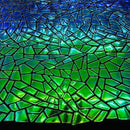 Shattered Glassed Metallic Foil Stretch Velvet Fabric