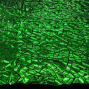 Shattered Glassed Metallic Foil Stretch Velvet Fabric