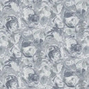 Grey First Light Paint Swirls Cotton Wideback Fabric per yard