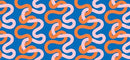 Groove Cotton Candy Tangled Multi Blue Cotton Wideback Fabric Per Yard