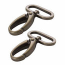 Swivel Hook, 1.5", Antique Brass, 2 Pieces