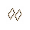 Rectangle Ring, 1", Antique Brass, 2 Pieces