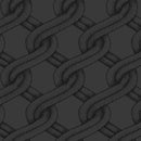Charcoal/Black Twisted Rope Stitched Braid Cotton Wideback Fabric Per Yard