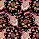 Candlelight & Romance Paisley Cotton 118" Wideback Fabric Per Yard