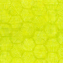 Hexies Citrus Green 81700-72 Cotton 44"/45" Fabric Per Yard