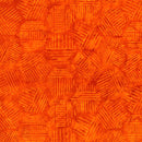Hexies Pumpkin 81700-58 Cotton 44"/45" Fabric Per Yard