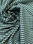 Gingham 1/4" Checkered Poly Cotton 58" Wide| New Creations Fabric & Foam Inc.