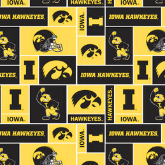 Iowa Hawkeyes - Fleece - Box Logo