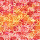 Felicity Chrysanthemums Red 44"/45" Fabric per Yard