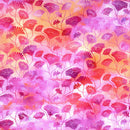 Felicity Flower Vines Orange 44"/45" Fabric per Yard