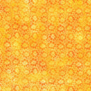 Felicity Flower Field Orange 44"/45" Fabric per Yard