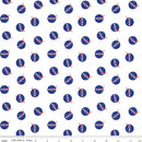 White NASA Logo Toss Outer Space C15484