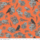 Orange Floral C14620 Sophisticated Halloween