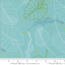 Spray Teal Leaves 1880-15 Olive You-Zen Chic