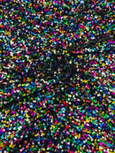 All-Over 5mm Shiny Sequins Stretch Velvet 54" Wide| New Creations Fabric & Foam Inc.