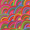 Kaffe Fassett Rainbows Red