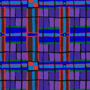 Kaffe Fassett Checkmate Blue