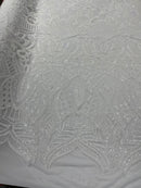 Royalty Sequin Damask Fabric 54” Wide| New Creations Fabric & Foam Inc.
